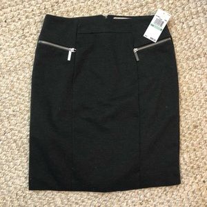 Michael Kors Dark Grey stretch Pencil Skirt